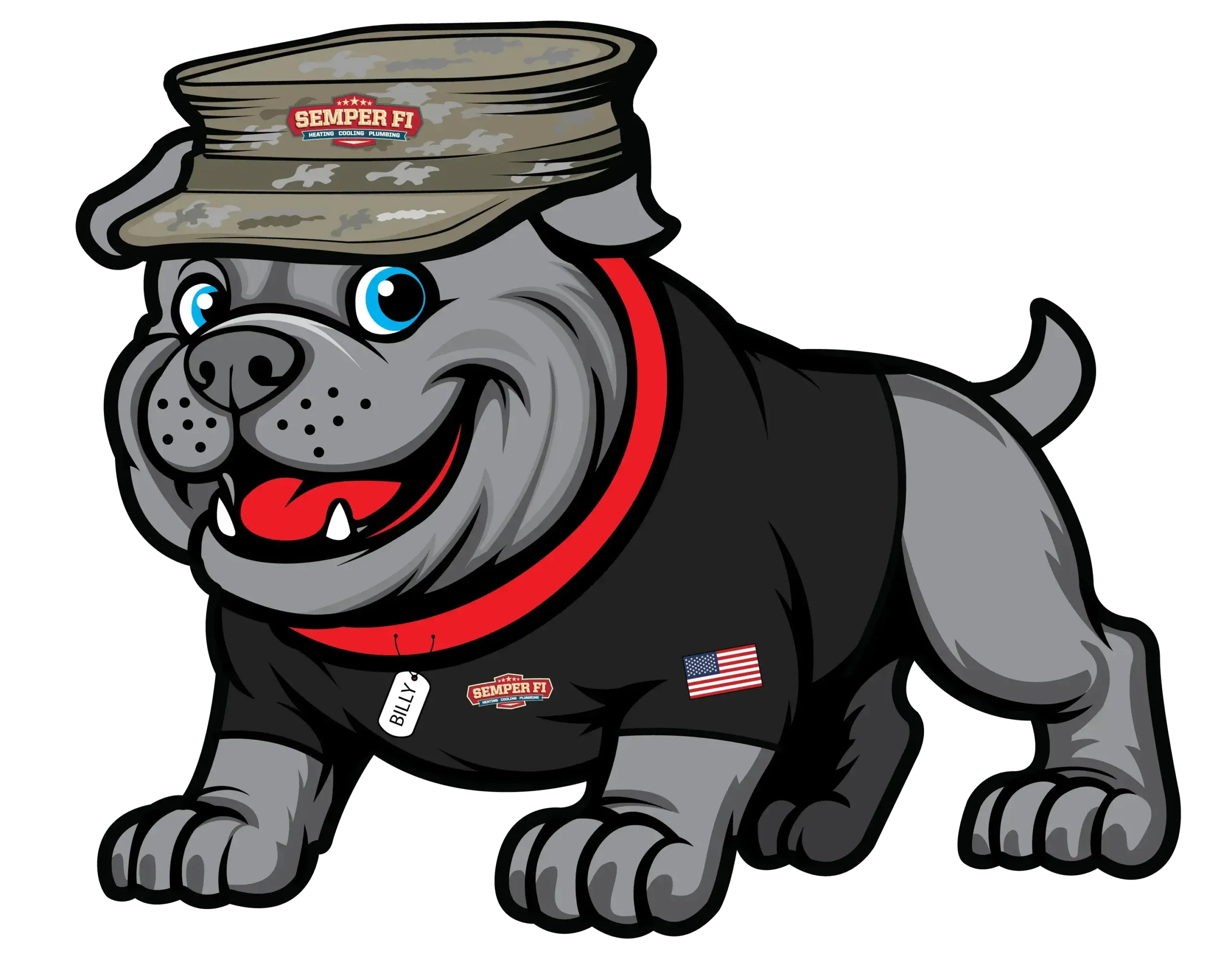 Semperfi Hvac And Plumbing Mascot