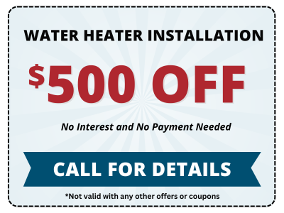 Water Heater Installation Coupon